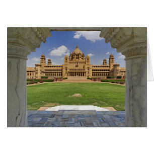 Vista trasera del hotel Umaid Bhawan Palace, Jodjp