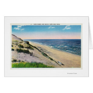 Vistas a las dunas de arena y a la playa