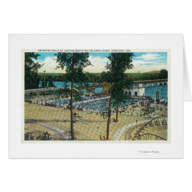 Vistas a las piscinas Jantzen Beach (Anverso (Horizontal))