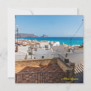 Vistas al casco antiguo y a la bahía, Altea, Costa
