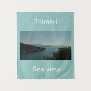 Vistas al mar de pequeños tapices