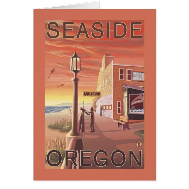 Vistas al mar y al acuario de Oregon (Frente)