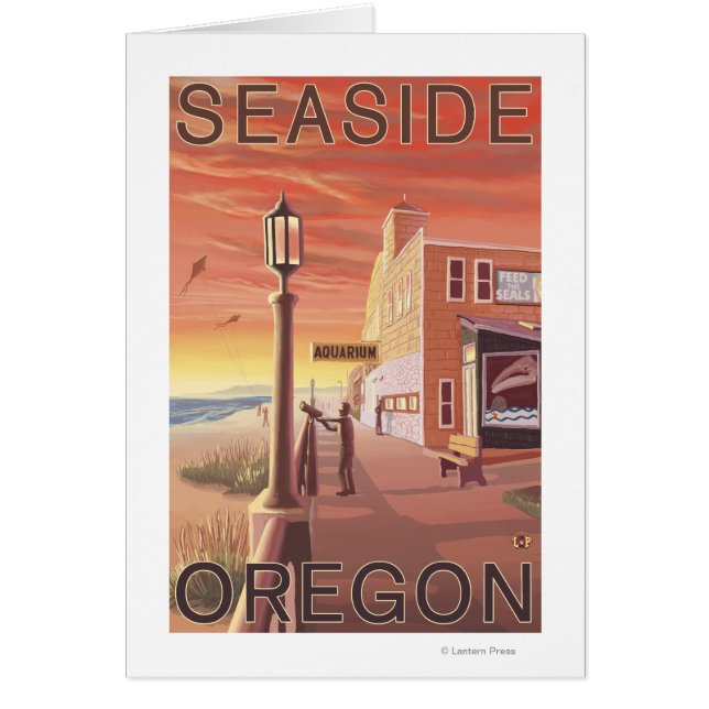 Vistas al mar y al acuario de Oregon (Frente)