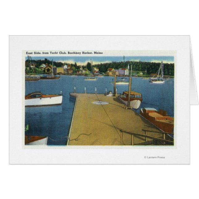 Vistas al puerto desde el lado este del club náuti (Anverso (Horizontal))