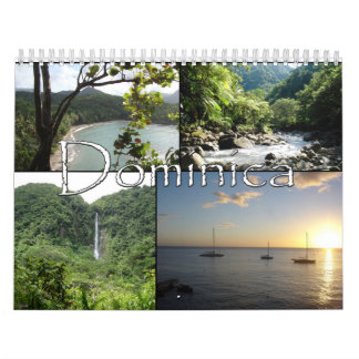 Vistas del calendario de Dominica