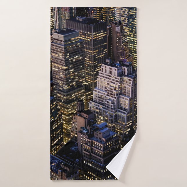 VISTAS PRINCIPALES AL EDIFICIO DE LA CIUDAD (Toalla de baño)