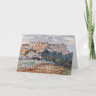 Vistazo, Castillo, Colinas, Tarjeta de Cumpleaños