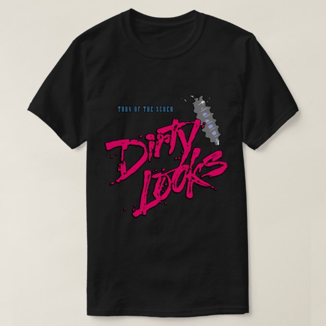 Vistazo Sucio Del Tornillo Clásico De La Camiseta (Diseño del anverso)