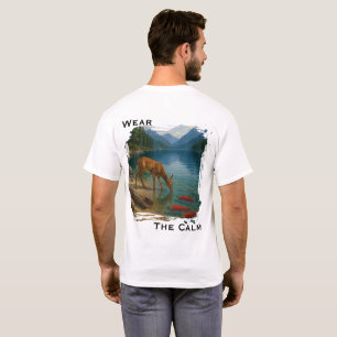 Viste La Calma – Ciervo en la Camiseta del Lago