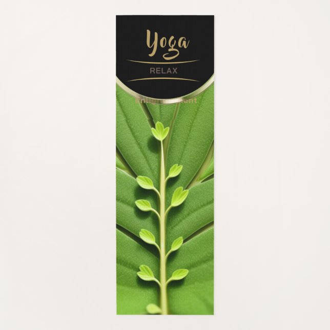 Vitalidad Hoja Verde - Yoga Mat (Anverso)