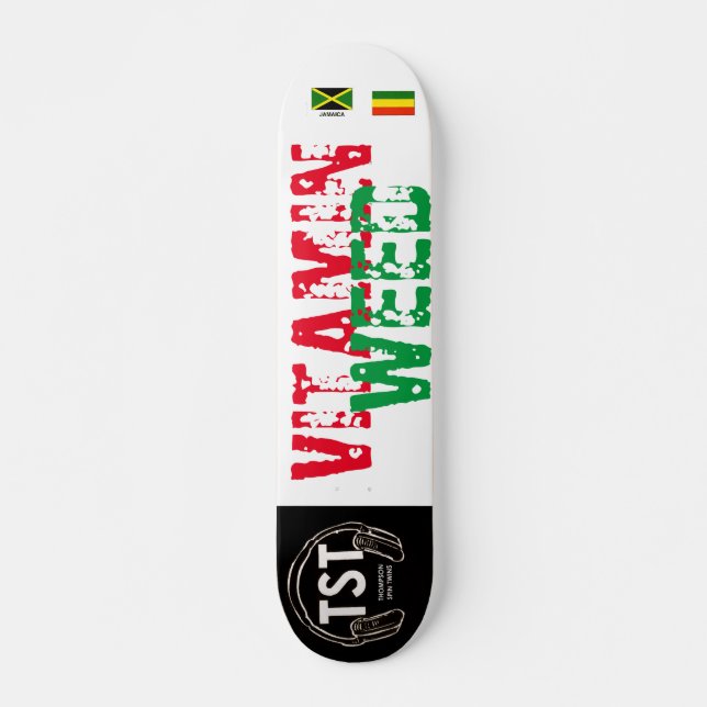 VITAMINA MARIHUANA / JMT SKATEBOARDS / IPIX (Anverso )