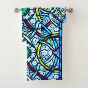 Vitral elegante hermoso de Notre Dame