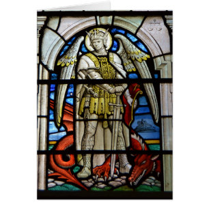 Vitral San Miguel Helston Cornualles Inglaterra