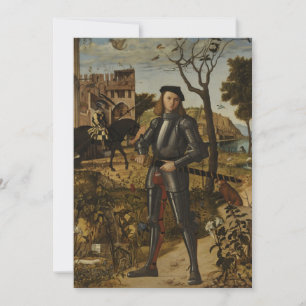 Vittore Carpaccio - Joven caballero en un paisaje