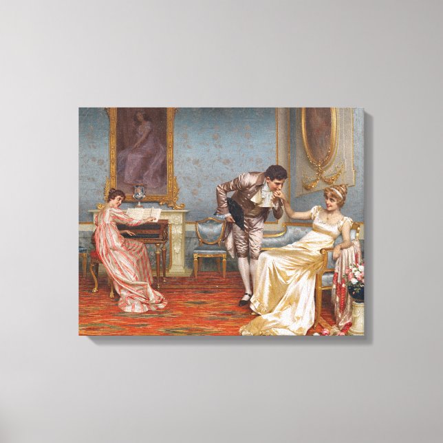 Vittorio Reggianini - El Suitor: Impresión de arte (Anverso)