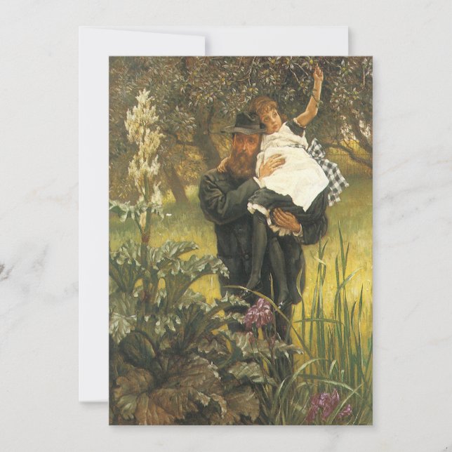 Viudo de Tissot, retrato victoriano vintage (Anverso)