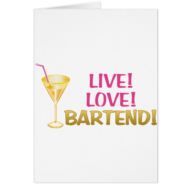 ¡Viva! Amor! ¡Bartend! (Frente)