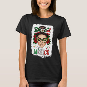 Viva Camiseta de México Mujeres Bandera Mexicana I