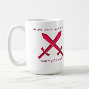 Viva como una taza del guerrero
