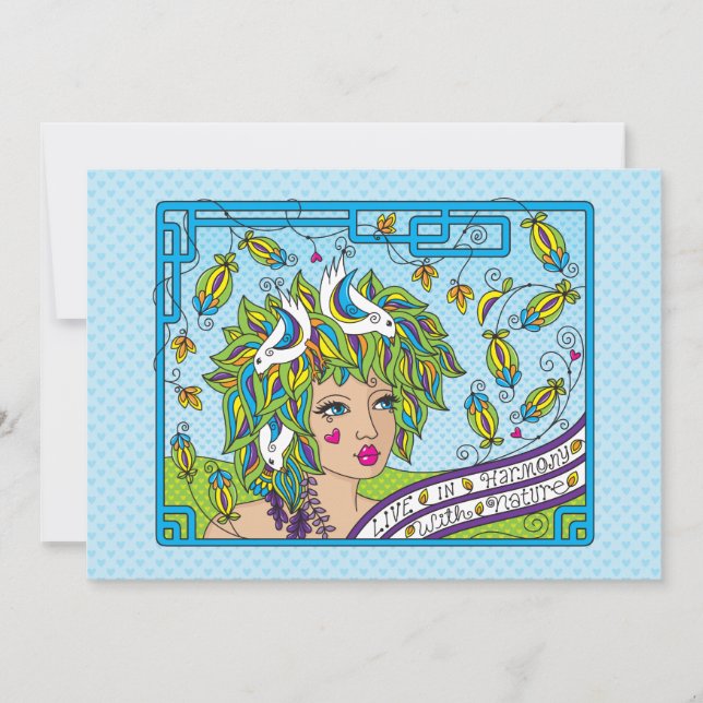 Viva en armonía_Tarjeta plana 7"x5" (Anverso)