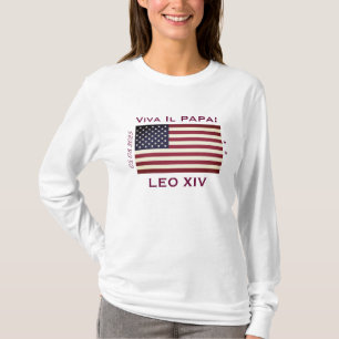 Viva Il Papa Papa LEO XIV Camiseta para Mujer