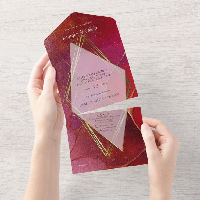 Viva Magenta 2023 Todo En Una Invitación (desgarro)