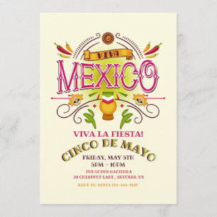 Viva México Invitación