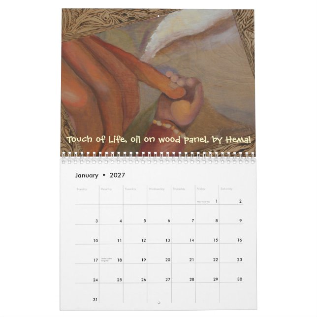 Viva para amar la vida, calendario 2009 (Jan 2027)