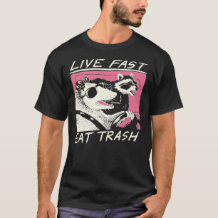 ¡Viva rápido! ¡Coman Basura! Camiseta clásica