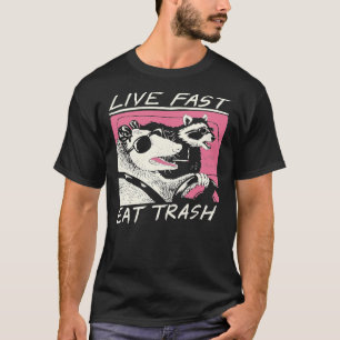 ¡Viva rápido! ¡Coman Basura! Camiseta clásica