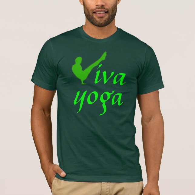 Viva Yoga - Camiseta masculina fija (Anverso)
