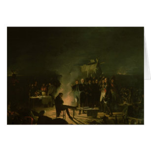 Vivac de Napoleon I en batalla del campo de