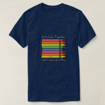 Vivamos juntos (Crayons) - Una camiseta del señor