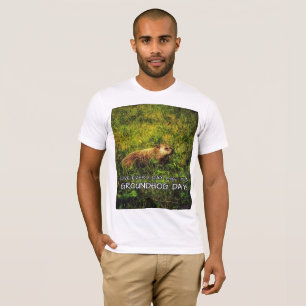 ¡Vive cada día como es día de la marmota! camiseta
