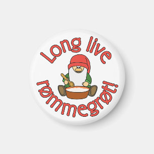 Vive de largo el imán divertido de Rømmegrøt