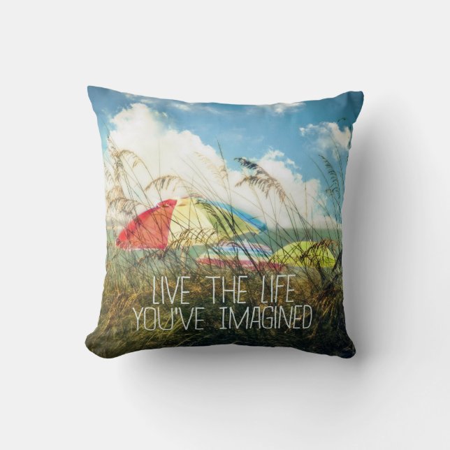 Vive el Cojín decorativo de la vida (Anverso)