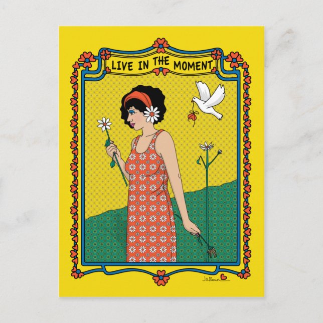Vive El Momento_B_ Tarjeta Postal (Anverso)