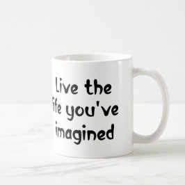 Vive el regalo de motivación de las tazas de café