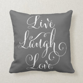 Vive la almohada de tiro del amor de la risa -