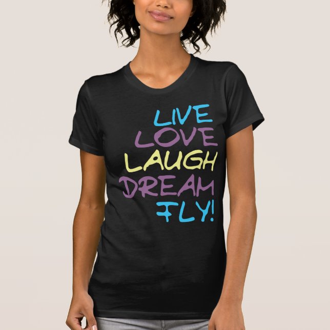 Vive la camiseta de 2 moscas (Anverso)