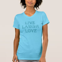 Vive la camiseta de la turquesa del amor el | de