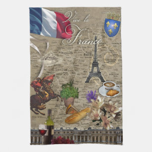 Vive la cocina francesa toalla