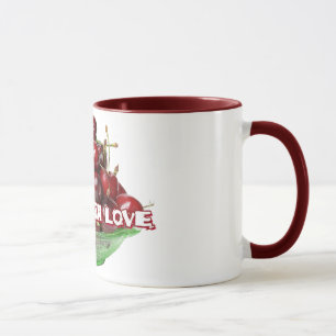 Vive la taza 1 del amor de la risa