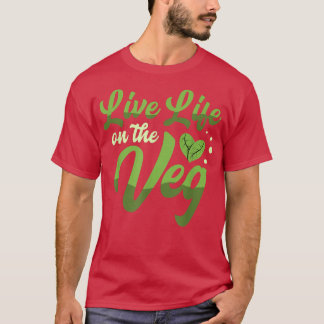 Vive la vida con la camiseta de la vena para un ve