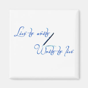 Vive para Escribir Imán