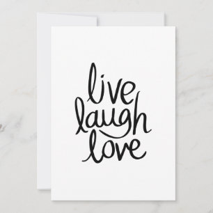 Vive Ríe Ama – Tipografía Inspiradora Clásica