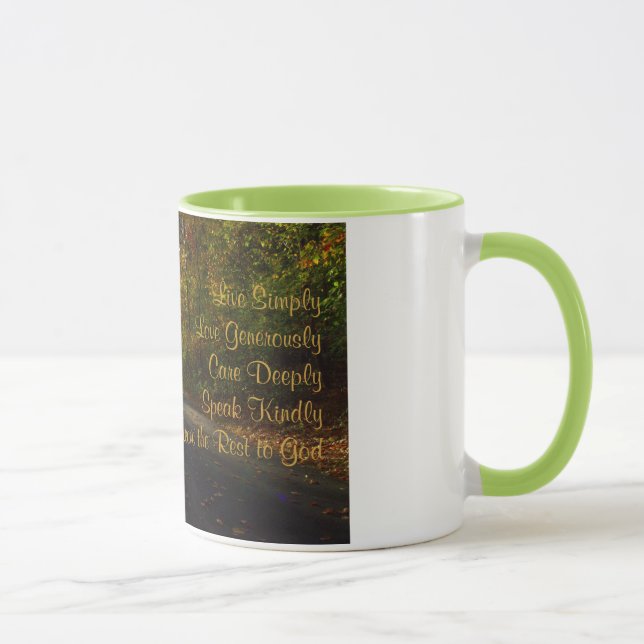 Vive simplemente la taza (Derecha)