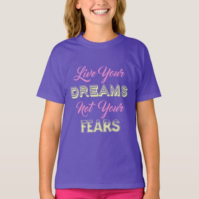 Vive tus sueños camisetas y chaquetas (Anverso)