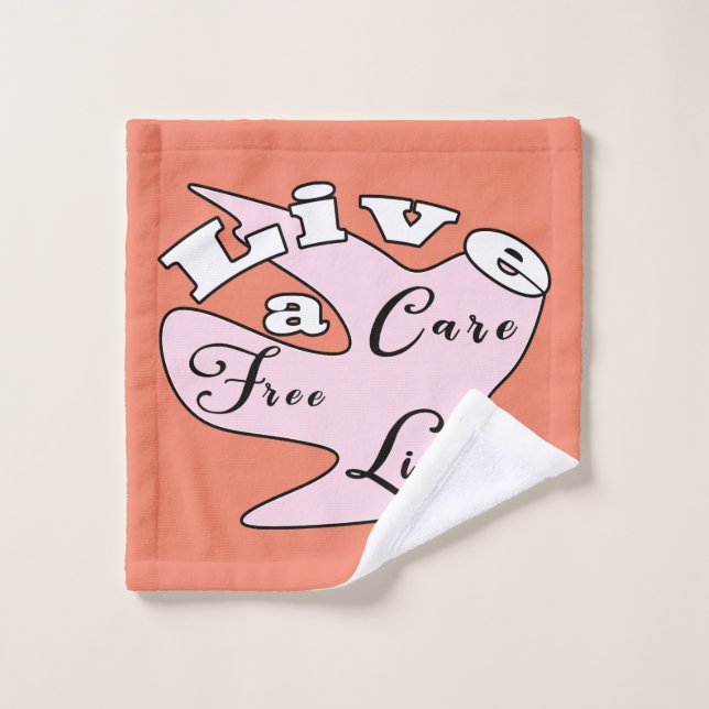 Vive un cuidado paño de lavado de vida libre (Toallita)