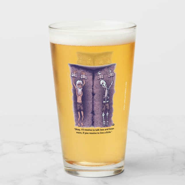 Vive un poco de vidrio de cerveza (Anverso (lleno))